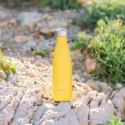 Bouteille isotherme POP Jaune 500ml - Qwetch