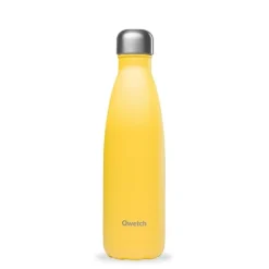 Bouteille isotherme POP Jaune 500ml - Qwetch