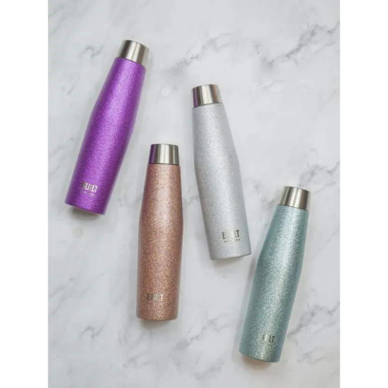 Bouteille isotherme Silver glitter 540ml - Built