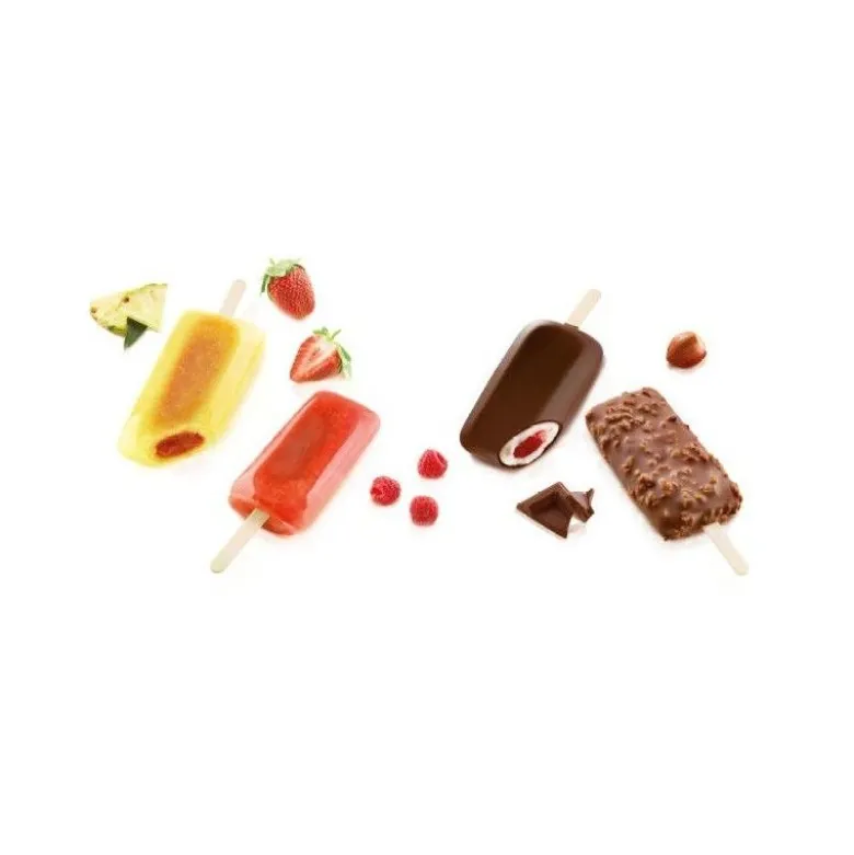 Bâtonnet pour glace bois 11cm x100 - Silikomart