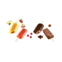 Bâtonnet pour glace bois 7cm x100 - Silikomart