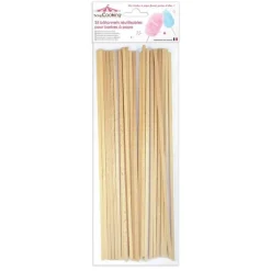 25 bâtonnets pour barbes à papa - ScrapCooking