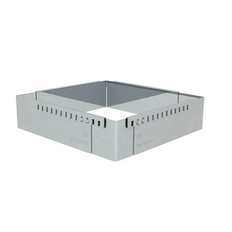 Cadre pâtisserie inox extensible 20cm H5cm - De Buyer