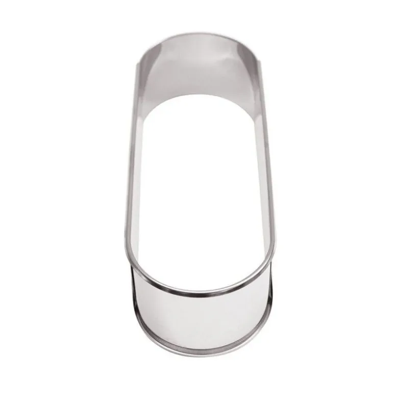 Cadre pâtisserie ovale extensible inox - Scrapcooking