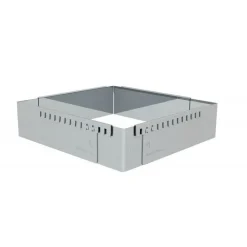 Cadre pâtisserie rectangle extensible 21,5cm H5cm - De Buyer