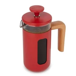 Cafetière à piston Pisa rouge 3 tasses - La Cafetière