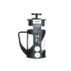 Cafetière à piston 3 tasses noir - Cook Concept