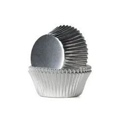 Caissette cupcake Argent x24 - House of Marie
