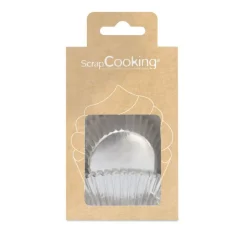 Caissette cupcake Argent x36 - ScrapCooking