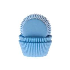 Caissette cupcake Bleu clair x50 - House of Marie