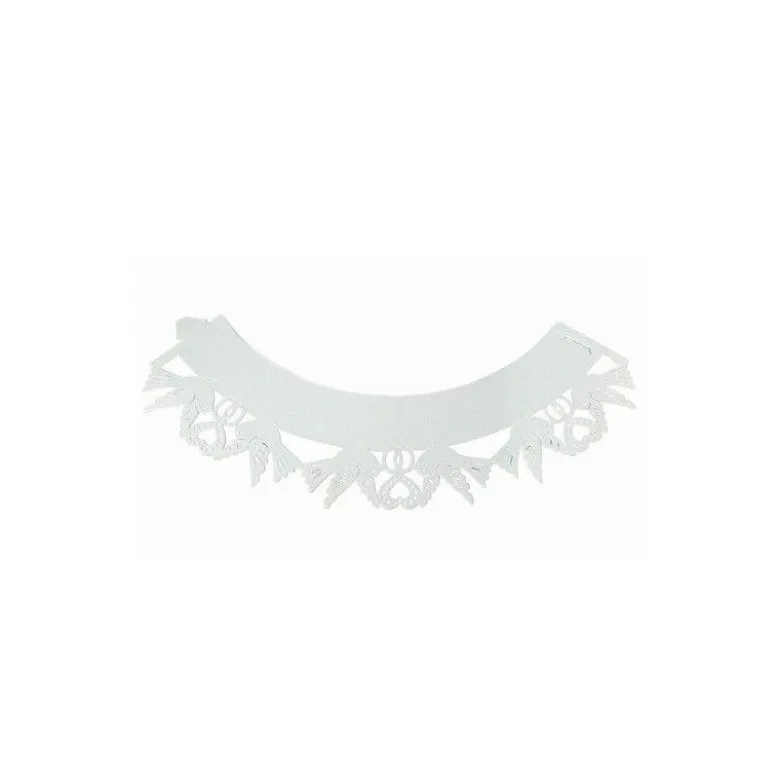 Caissette cupcake dentelle blanche x12 - PME