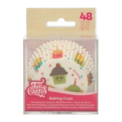 Caissette cupcake fête x48 - Funcakes