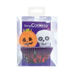 Caissette et cake topper Halloween x24 - ScrapCooking