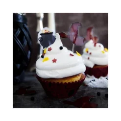 Caissette et cake topper Sorcier x24 - ScrapCooking