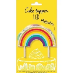 Cake Topper LED Rainbow - ScrapCooking