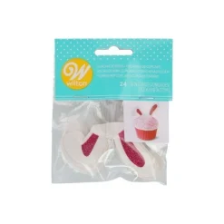 Cake topper Oreilles Lapin x24 - Wilton