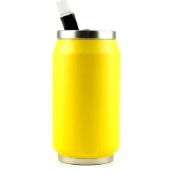 Canette isotherme Summer 280ml Jaune - Yoko Design