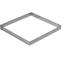 Carré à tarte inox 22cm