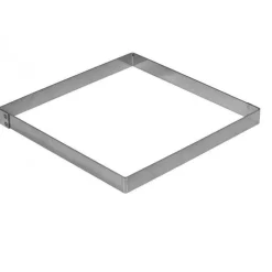 Carré à tarte inox 8cm