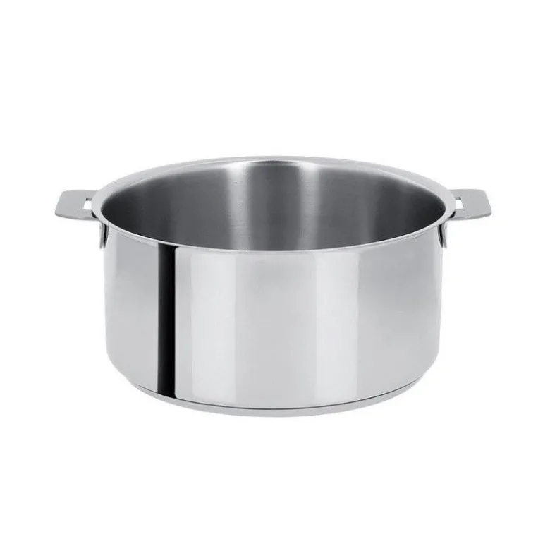 Casserole inox Mutine 18cm manche amovible - Cristel