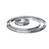 Cercle a tarte bord roulé perforé 22cm - De Buyer