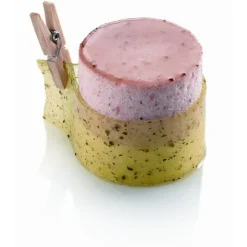 Cercle à mousse Inox 7 cm (x4) et poussoir – Gobel