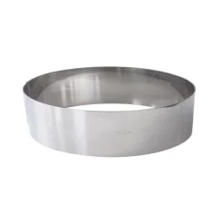 Cercle à Mousse Inox 20 cm x H 4,5 cm - Gobel