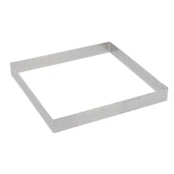 Cercle perforé carré 17,5cm Valrhona - De Buyer