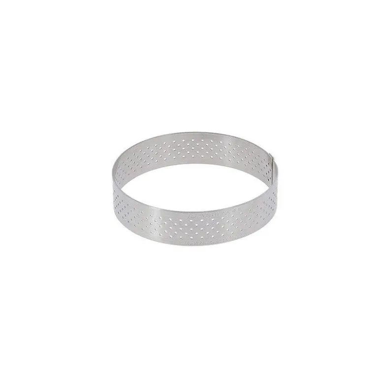 Cercle perforé rond 8,5cm Valrhona - De Buyer