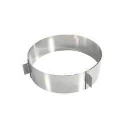 Cercle à pâtisserie en inox extensible 16-28 cm – Gobel