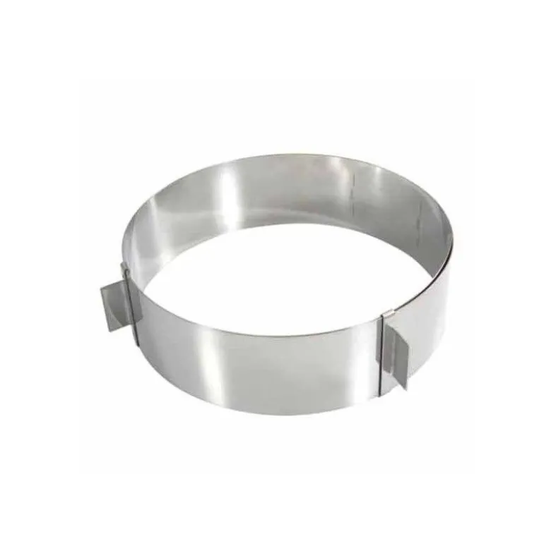 Cercle à pâtisserie en inox extensible 16-28 cm – Gobel