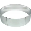 Cercle à pâtisserie extensible inox H 7cm - Chevalier