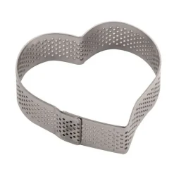 Cercle à tarte coeur micro-perforé - Pavoni Italia