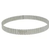 Cercle à tarte perforé cannelé 28cm H3cm - De Buyer