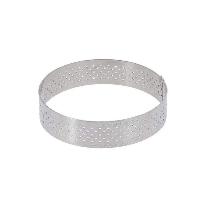 Cercle à tarte perforé rond 24,5cm - De Buyer