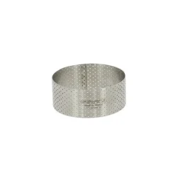 Cercle à tarte perforé rond 8,5cm - De Buyer