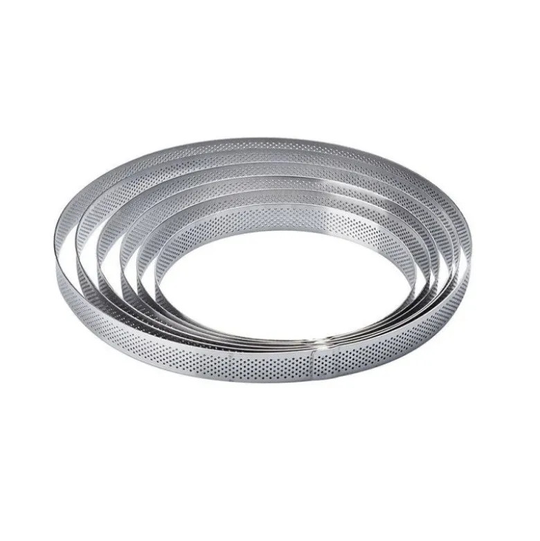 Cercle à tarte rond micro-perforé 15cm - Pavoni Italia