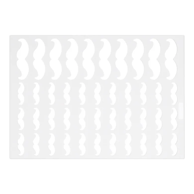 Chablon silione Moustaches x40 - Silikomart