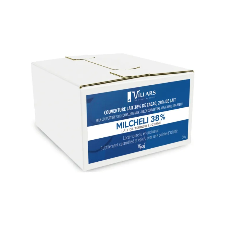 Chocolat au Lait en Pistoles Micheli 38% 5 kg - Villars