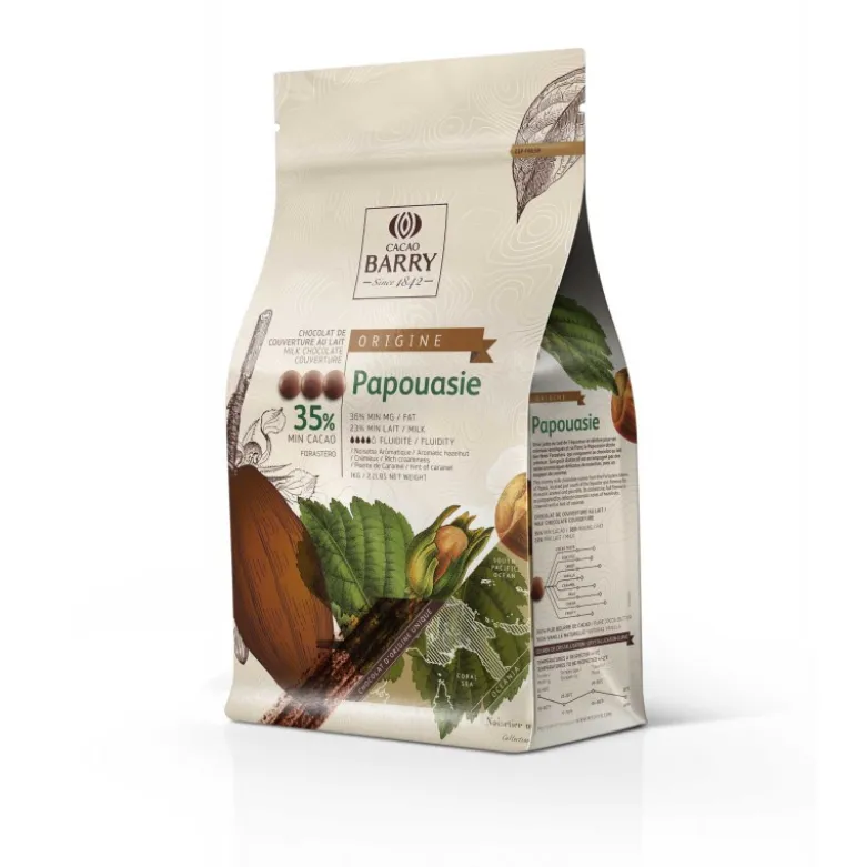 Chocolat au Lait Origine Papouasie 35% 1kg - Cacao Barry