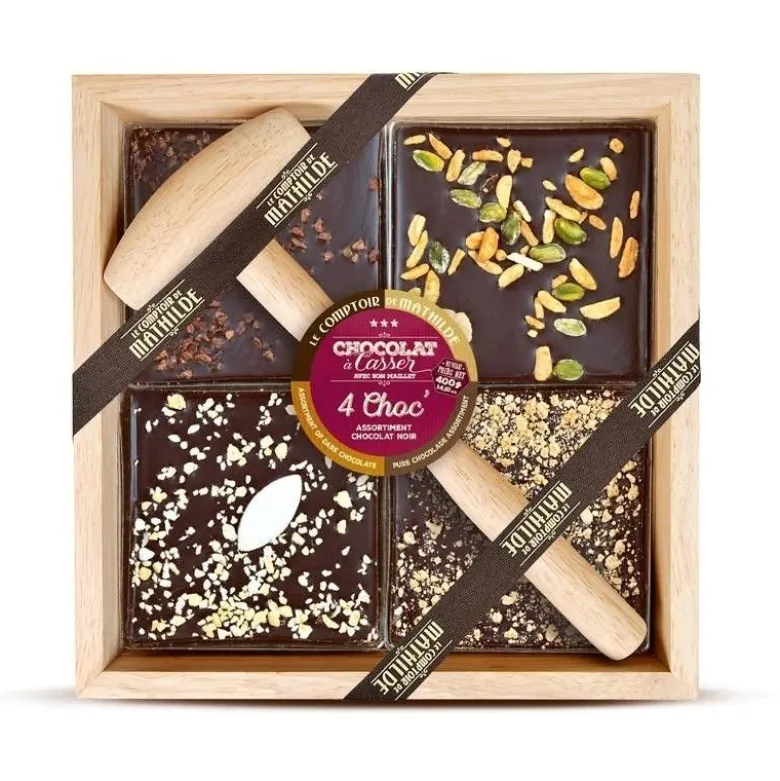 Chocolat à casser noir 350g - Le comptoir de Mathilde