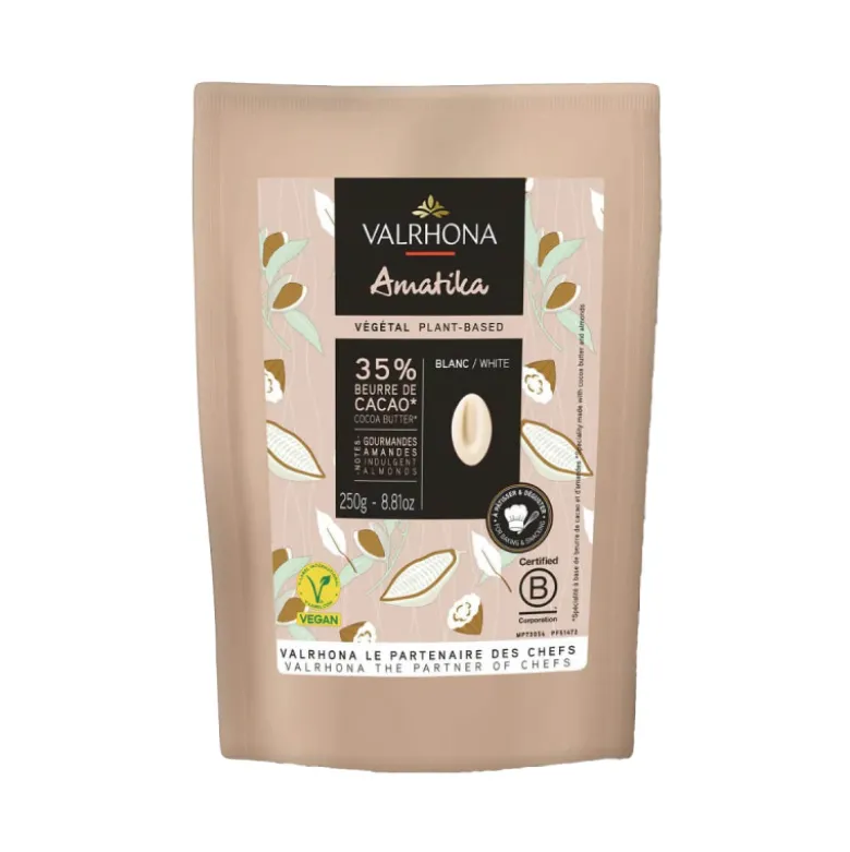 Chocolat de Couverture Blanc Amatika 35% 250g - Valrhona