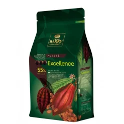 Chocolat de Couverture Excellence 55% 5kg - Cacao Barry