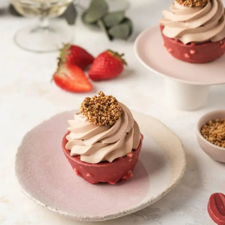 Chocolat de Couverture Inspiration Fraise 250g - Valrhona