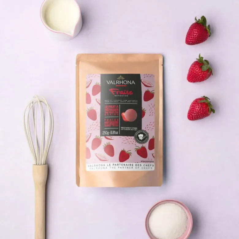 Chocolat de Couverture Inspiration Fraise 250g - Valrhona