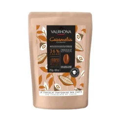Chocolat de Couverture Lait Caramelia 36% 250g - Valrhona