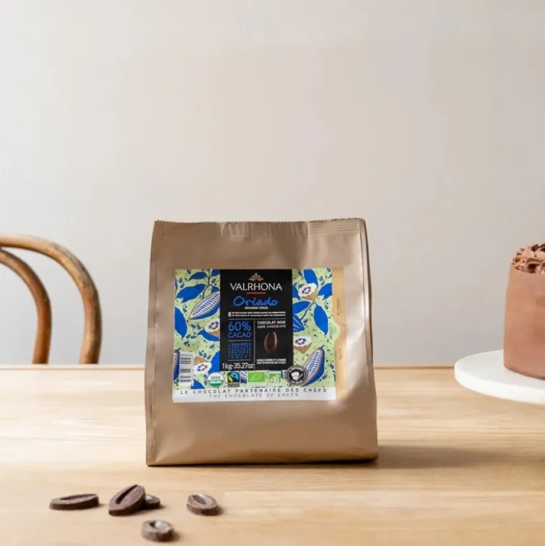 Chocolat de Couverture Noir Bio Oriado 60% 1kg - Valrhona