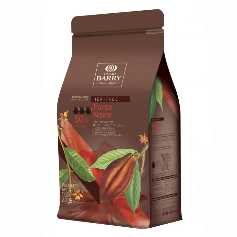 Chocolat Force Noire 50% 1kg - Cacao Barry