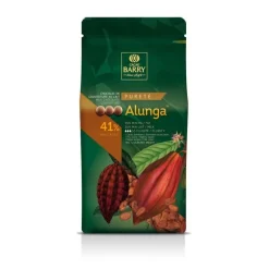 Chocolat Lait Alunga 41% 1kg - Cacao Barry