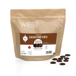 Chocolat Noir Fondette 100% Cacao 1 Kg - Weiss
